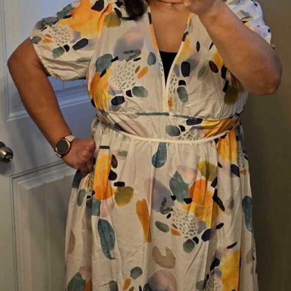 💐 PLUS Floral Dress 💐 - Picture 4 of 4